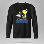 Snoopy Woodstock And Charlie Brown As Minnesota Timberwolves Fans 9 Hoodie