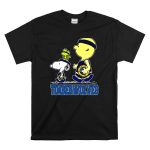 Snoopy Woodstock And Charlie Brown As Minnesota Timberwolves Fans T Shirt 6