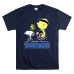 Snoopy Woodstock And Charlie Brown As Minnesota Timberwolves Fans T Shirt 7