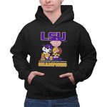 Snoopy Woodstock And Charlie Brown The Peanuts LSU Tigers Champions 2025 2 Hoodie 1.jpg