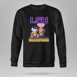 Snoopy Woodstock And Charlie Brown The Peanuts LSU Tigers Champions 2025 9 Sweatshirt 1.jpg