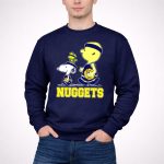 Snoopy Woodstock And Nuggets Basketball Fans 3 Sweatshirt