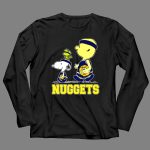 Snoopy Woodstock And Nuggets Basketball Fans 4 Long Sleeves