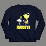 Snoopy Woodstock And Nuggets Basketball Fans 6 Long Sleeves