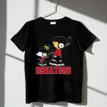Snoopy Woodstock And Ottawa Senators Ice Hockey Fans 1 T Shirt.jpg