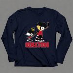 Snoopy Woodstock And Ottawa Senators Ice Hockey Fans 6 Long Sleeves.jpg