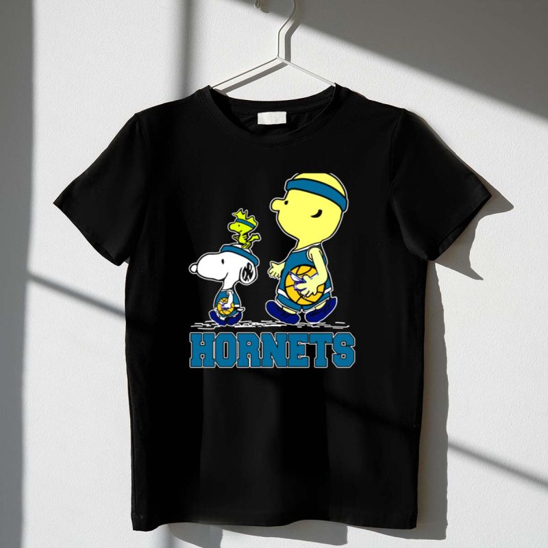 Snoopy Woodstock Basketball Hornets Fans 1 T Shirt