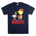 Snoopy Woodstock Basketball Rockets Peanuts Fans T Shirt 7