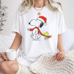 Snoopy Woodstock Charlie Brown Christmas Santa Hat Natalan 1 T Shirt 1.jpg