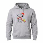 Snoopy Woodstock Charlie Brown Christmas Santa Hat Natalan 8 Hoodie 1.jpg