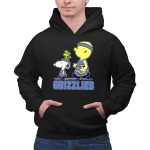 Snoopy Woodstock Charlie Brown Memphis Grizzlies Basketball Fans 2 Hoodie