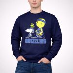 Snoopy Woodstock Charlie Brown Memphis Grizzlies Basketball Fans 3 Sweatshirt