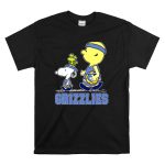 Snoopy Woodstock Charlie Brown Memphis Grizzlies Basketball Fans T Shirt 6