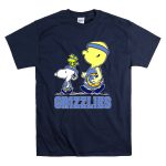 Snoopy Woodstock Charlie Brown Memphis Grizzlies Basketball Fans T Shirt 7
