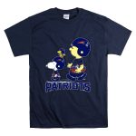 Snoopy Woodstock Charlie Brown Patriots Helmet New England Patriots T Shirt 7