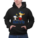 Snoopy Woodstock Charlie Brown Tampa Bay Rays Fans 2 Hoodie.jpg