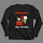 Snoopy Woodstock Charlie Brown Thanksgiving Chicago Bears 4 Long Sleeves