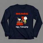 Snoopy Woodstock Charlie Brown Thanksgiving Chicago Bears 6 Long Sleeves