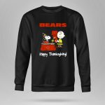 Snoopy Woodstock Charlie Brown Thanksgiving Chicago Bears 9 Sweatshirt