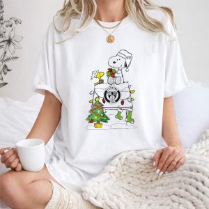 Snoopy Woodstock Christmas Igloo Brooklyn Nets Holiday Scene 1 T Shirt