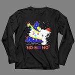 Snoopy Woodstock Christmas Tree Ho Ho Ho New York Giants 4 Long Sleeves