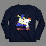 Snoopy Woodstock Christmas Tree Ho Ho Ho New York Giants 6 Long Sleeves