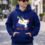 Snoopy Woodstock Christmas Tree Ho Ho Ho New York Giants 8 Hoodie