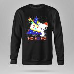 Snoopy Woodstock Christmas Tree Ho Ho Ho New York Giants 9 Sweatshirt