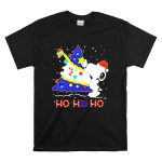 Snoopy Woodstock Christmas Tree Ho Ho Ho New York Giants T Shirt 6