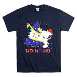 Snoopy Woodstock Christmas Tree Ho Ho Ho New York Giants T Shirt 7