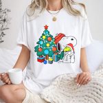 Snoopy Woodstock Christmas Tree Hug Gifts 1 T Shirt 1.jpg