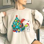 Snoopy Woodstock Christmas Tree Hug Gifts 3 Sweatshirt 1.jpg