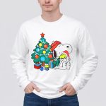 Snoopy Woodstock Christmas Tree Hug Gifts 4 Long Sleeves 1.jpg