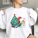 Snoopy Woodstock Christmas Tree Hug Gifts 9 Sweatshirt 1.jpg