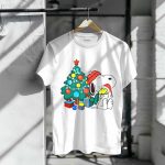 Snoopy Woodstock Christmas Tree Hug Gifts T Shirt 6 1.jpg