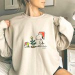 Snoopy Woodstock Christmas Tree Santa Hats 3 Sweatshirt 1.jpg