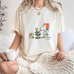 Snoopy Woodstock Christmas Tree Santa Hats T Shirt 7 1.jpg