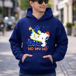 Snoopy Woodstock Decorating Christmas Tree New England Patriots Ho Ho Ho 8 Hoodie