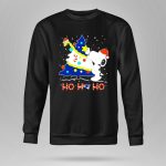 Snoopy Woodstock Decorating Christmas Tree New England Patriots Ho Ho Ho 9 Sweatshirt