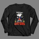 Snoopy Woodstock Florida Gators Just A Teacher 4 Long Sleeves.jpg