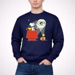 Snoopy Woodstock Green Bay Packers Football Bat Signal 3 Sweatshirt