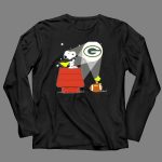 Snoopy Woodstock Green Bay Packers Football Bat Signal 4 Long Sleeves