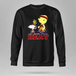 Snoopy Woodstock Heat Team Fans Miami Basketball 9 Hoodie