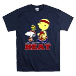 Snoopy Woodstock Heat Team Fans Miami Basketball T Shirt 7