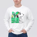 Snoopy Woodstock Im Not Irish But Kiss Me Anyway St Patricks Day 4 Long Sleeves