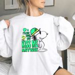 Snoopy Woodstock Im Not Irish But Kiss Me Anyway St Patricks Day 9 Sweatshirt