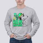 Snoopy Woodstock Im Not Irish But Kiss Me Anyway St Patricks Day 91 Long Sleeves