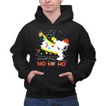 Snoopy Woodstock Las Vegas Raiders Christmas Ho Ho Ho 2 Hoodie
