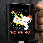 Snoopy Woodstock Las Vegas Raiders Christmas Ho Ho Ho 3 mug.jpg