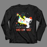 Snoopy Woodstock Las Vegas Raiders Christmas Ho Ho Ho 4 Long Sleeves